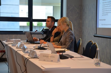 Czternaste obrady Komitetu Sterującego - widok na prowadzących