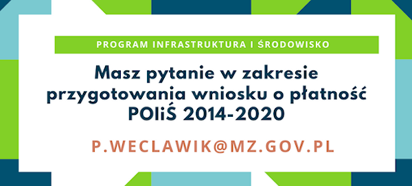 Na obrazku graficzna zachęta do przesyłania pytań nt. wniosku o płatność